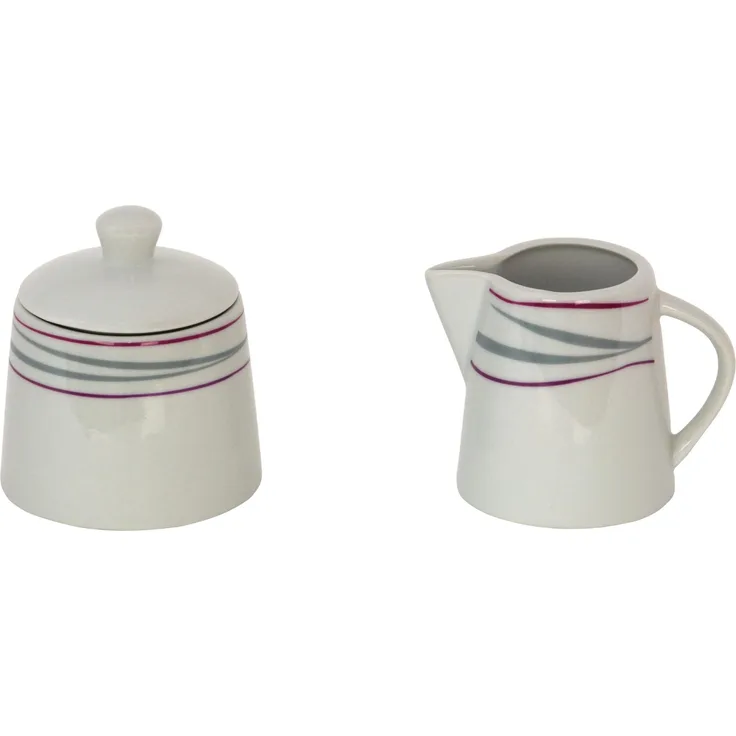 2tlg. Set Milchkännchen 22cl & Zuckerdose 26cl Caviano