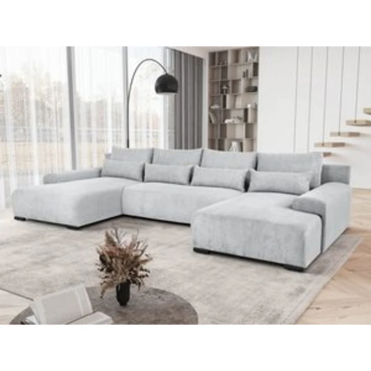 Beautysofa Ecksofa BENNY U, mit Schlaffunktion, mit Bettkasten, viele Farbvarianten – Bild 6