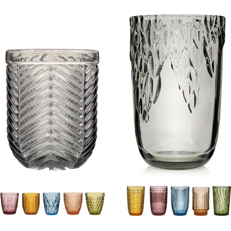 SÄNGER Gläser-Set Bunt, 12-tlg, Glas, Porto + Faro, 12er Set, spülmaschinengeeignet – Bild 5