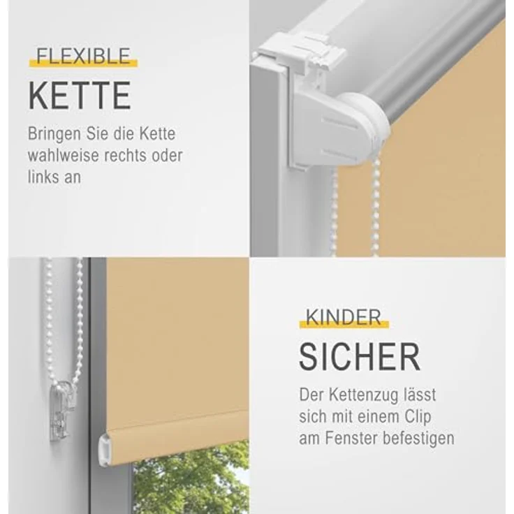 Sol Royal Thermorollo SolReflect T42 für Fenster & Türen Creme, 160 x 40 x 3.1 cm – Bild 10