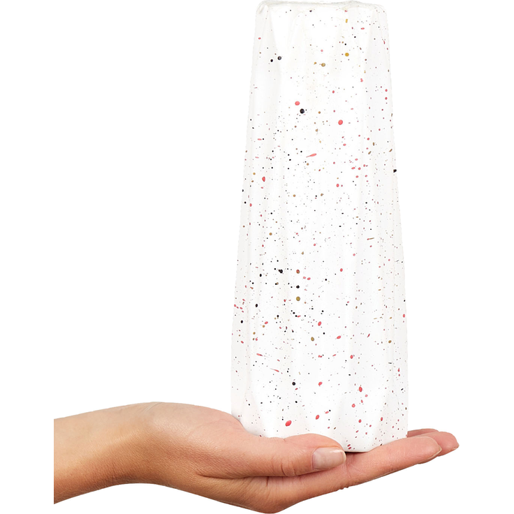 Blumenvase AMALIADA Steinzeug 24 cm Weiß – Bild 4