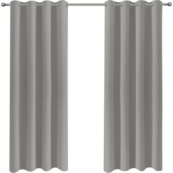 LMaxhome Outdoorvorhang Outdoor Vorhang wetterfest mit Ösen, Sichtschutz & Wärmeschutz (2 St), 132 cm breit, wasserabweisend, für Terrasse, Balkon & Pavillon – Bild 3