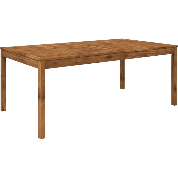 vidaXL Gartentisch LAREN Natur 196 x 100,5 x 75 cm Massivholz Akazie 901254 – Bild 2