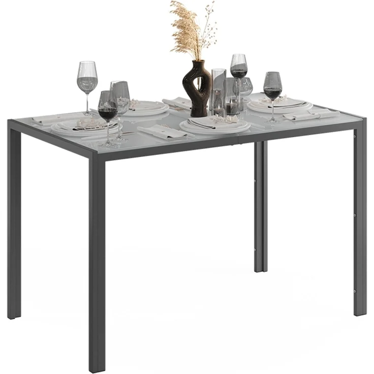 Esstisch Grand Grau/Grau 120 x 70 cm Vicco – Bild 5