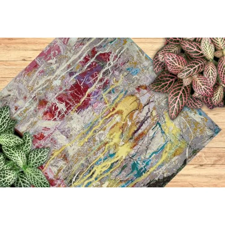 XXXL Flachwebeteppich Platana, Mehrfarbig, rechteckig 160x235 cm, Oeko-Tex®, wasserabweisend, schmutzabweisend, UV-beständig, für Fußbodenheizung geeignet – Bild 6