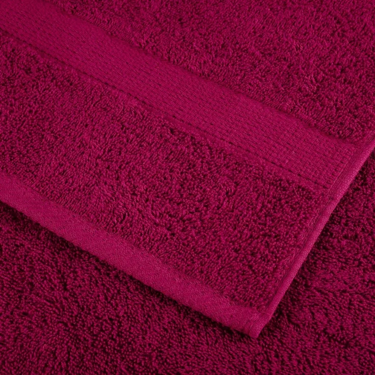 vidaXL Premium Handtücher SOLUND 2 Stk. Bordeaux 100x200 cm 600 g/m² 137221 – Bild 6