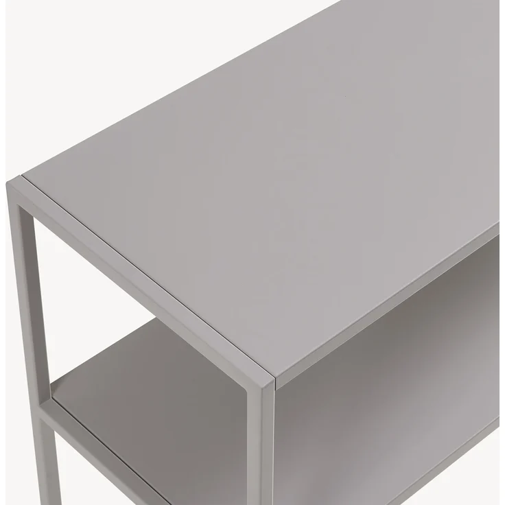 Konsolentisch Kuhmo Hellgrau Metalltischplatte [en. casa] – Bild 6