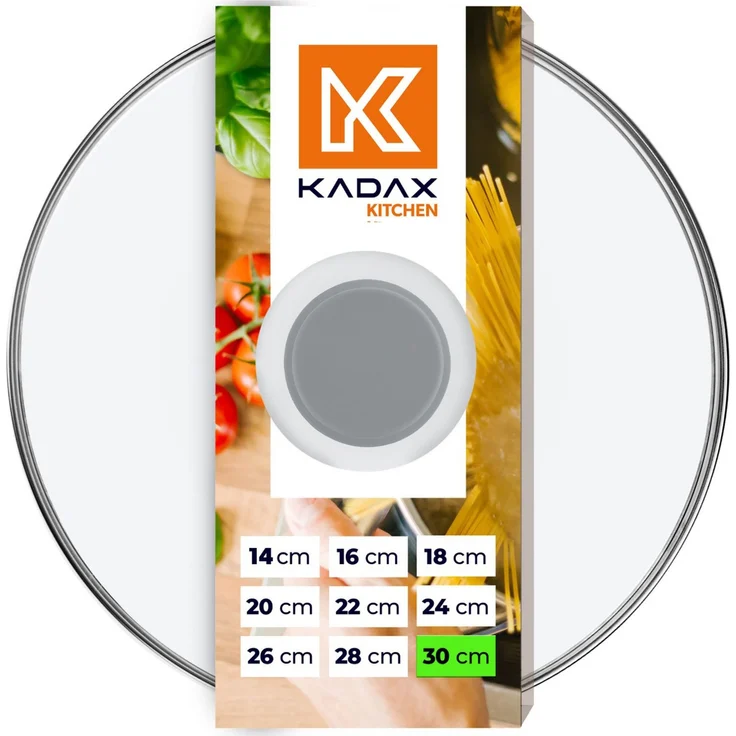 KADAX Cover Hitzebeständiges Glas für einen 30 cm Topf – Bild 1