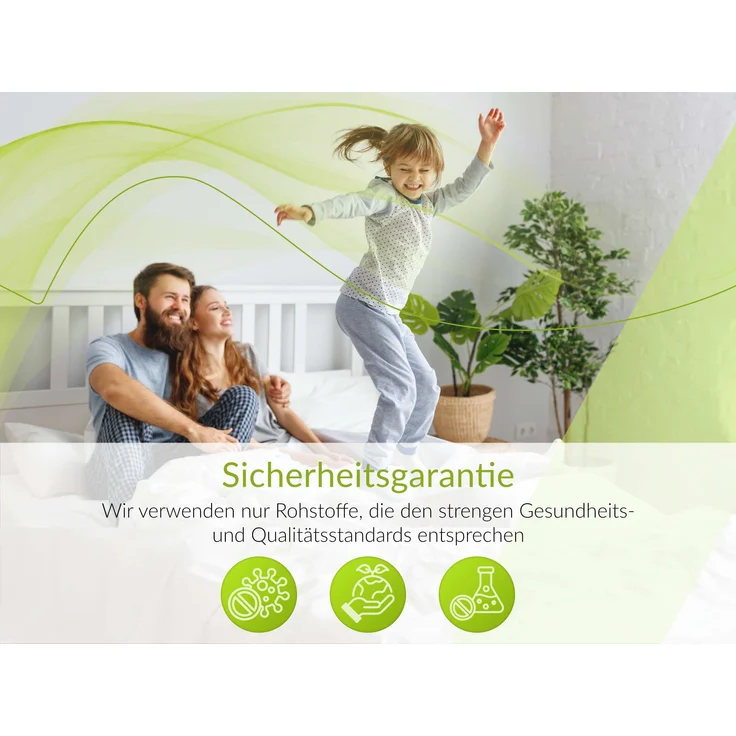 Bonellfederkernmatratze mit Kokos, Komfortschaum & gleichmäßiger Druckverteilung – robust & atmungsaktiv – Härtegrad H3/H4 – 90 x 200 cm – NOVA – LUX – Bild 8
