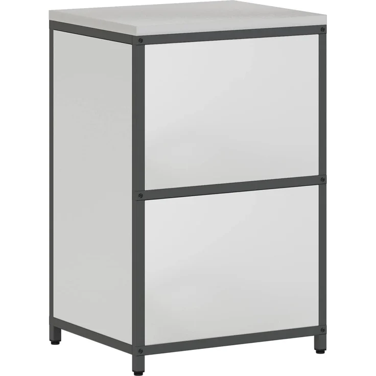 vidaXL Küchenaufbewahrung mit Regal Silber 60 x 50 x 92 cm Stahl 874994 – Bild 8