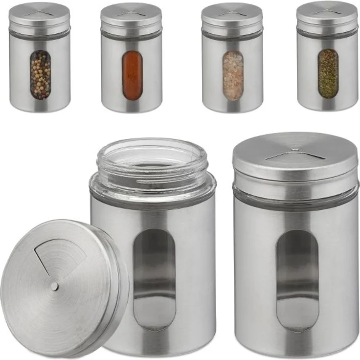 Gewürzstreuer XL 6er Set 10034262 – Bild 1