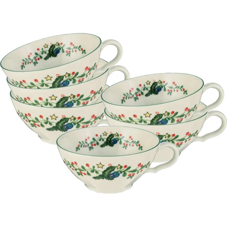 Seltmann Weiden Marieluise Weihnachten Teetasse 130 ml 6er Set – Bild 1