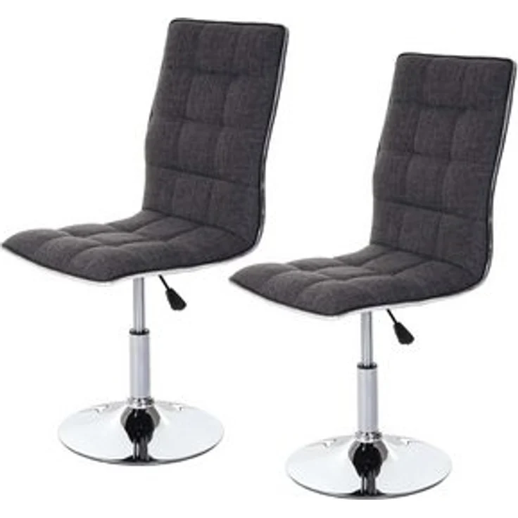 MCW Esszimmerstuhl MCW-C41-2-h Stoff (Set, 2 St), 2er-Set, 360° drehbar, Sitzhöhe variabel verstellbar, Fußbodenschoner – Bild 6