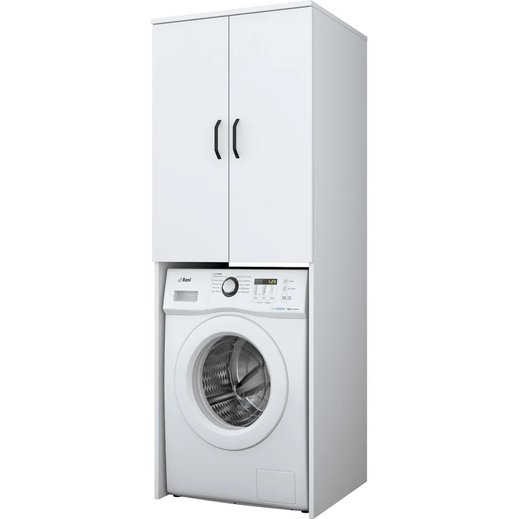 Waschmaschinenschrank, 'KD110', 181,8 x 62,5 x 65, Weiß – Bild 7