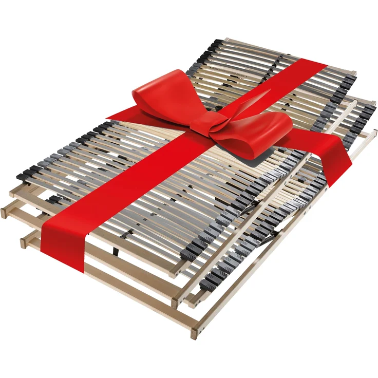 Lattenrost Flex 42 Motor, Kopfteil und Fußteil elektrisch verstellbar Größe 200 x 200 cm – Bild 1