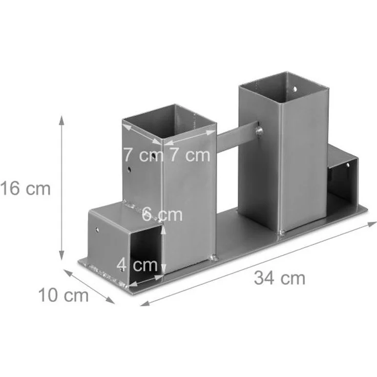 Silberne Holzstapelhilfe im 2er Set 10045103 – Bild 4