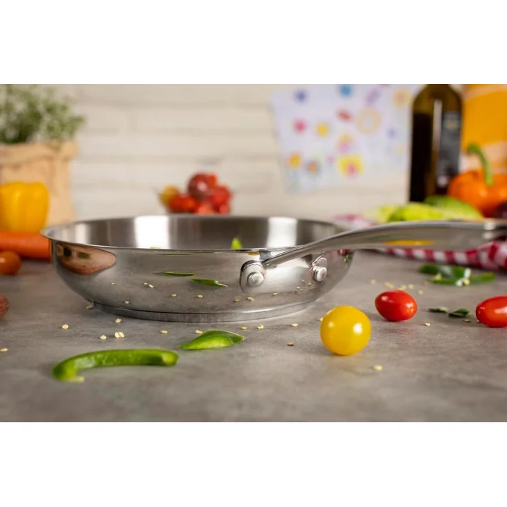 Kuhn Rikon Allround Bratpfanne 32 cm unbeschichtet – Bild 3