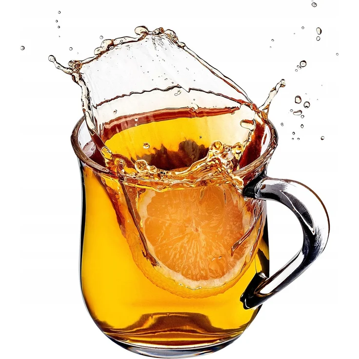 KADAX 4x Kaffee-Tee-Gläser 320 ml Getränkeglas mit Henkel-Set – Bild 2