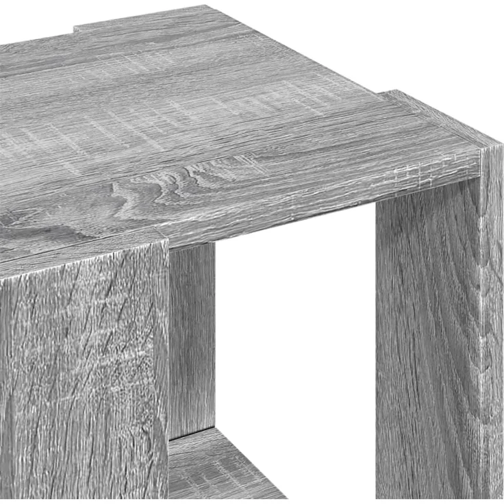 vidaXL Couchtisch Grau Sonoma-Eiche 32x32x30 cm Holzwerkstoff 848148 – Bild 7