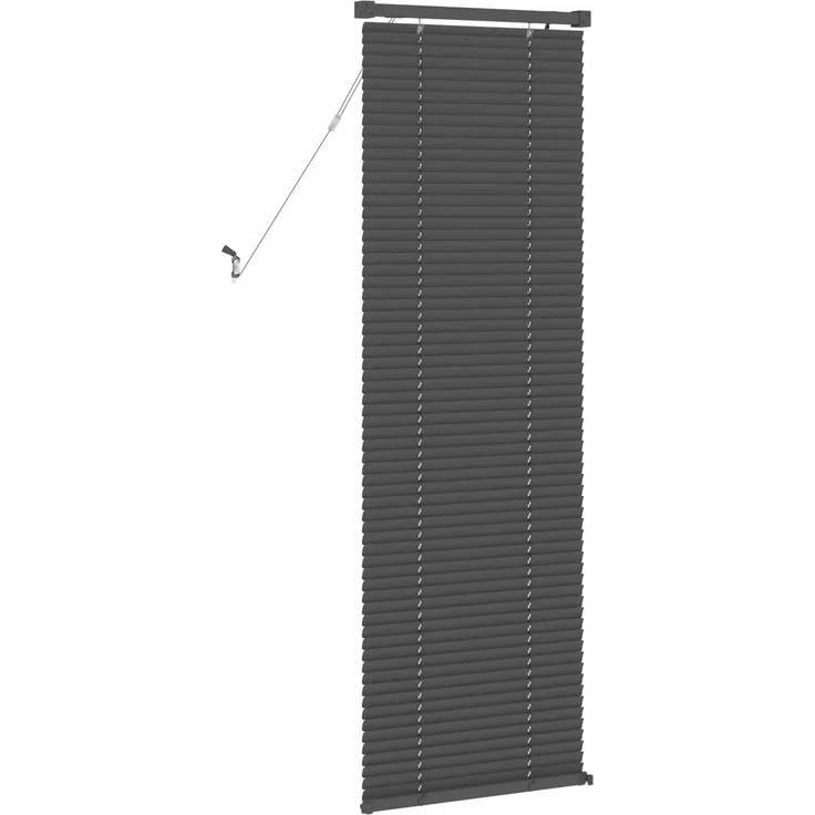 vidaXL Venezianische Jalousie Silber Grau 150 x 60 cm 25 mm PVC 42003682 – Bild 6