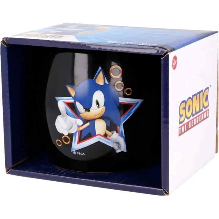 Tasse mit Box Sonic aus Keramik 360 ml