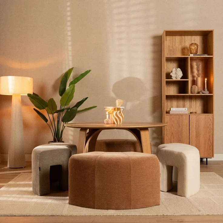 Bronx71 Modularer Eckhocker Seth Chenille terrakotta – Bild 2
