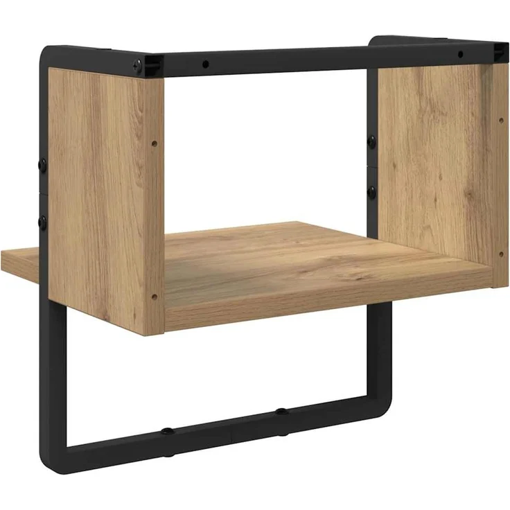 vidaXL Wandregal Kunsthandwerk Eiche 30 x 25 x 30 cm Holzwerkstoff 893636 – Bild 6