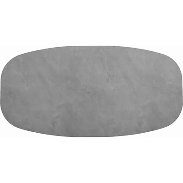 byLIVING Esstisch Oval, in Bootsform, Tischplatte in Naturstein-Optik grau, Breite 200 cm – Bild 6