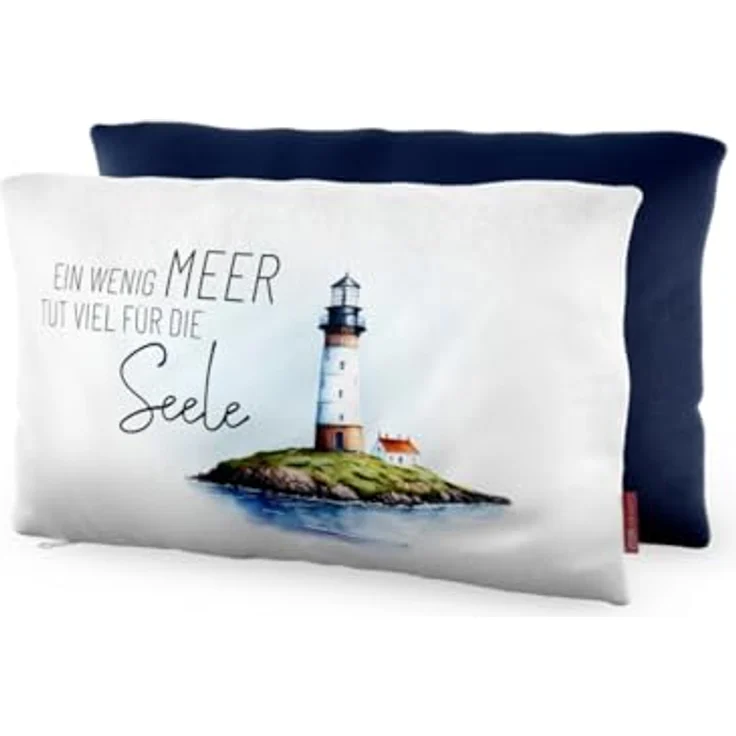 La Vida Geschenk für Dich Dekokissen la Vida Dekokissen Serie Maritim, Bezug 100% Baumwolle – Bild 2