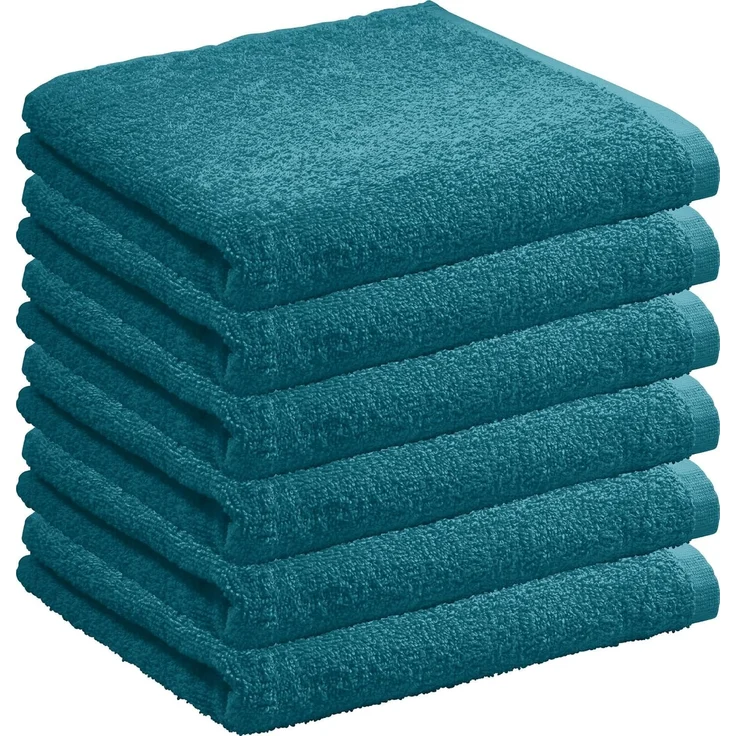REDBEST Handtuch Handtuch "Oceanside" 6er-Pack, Frottier, Walk-Frottier Uni – Bild 1