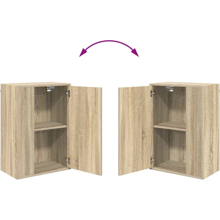 vidaXL TV-Schrankset 140 x 40 x 33 cm Sonoma-Eiche 3397898 – Bild 11