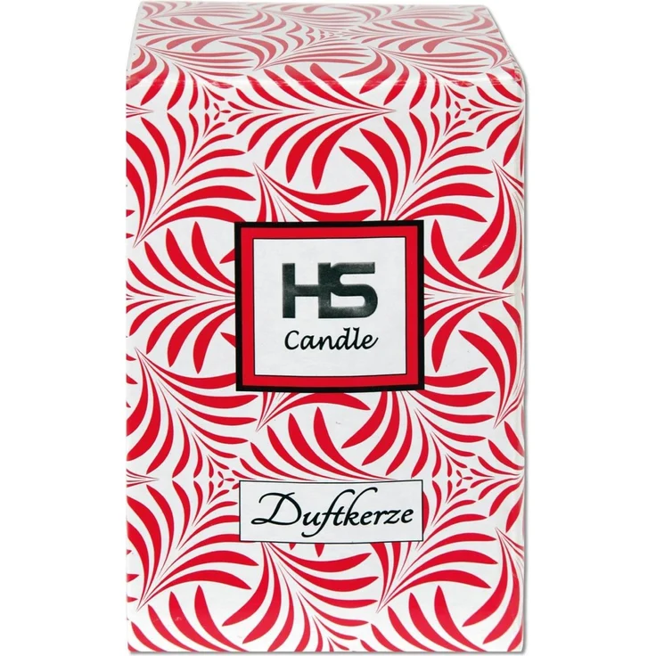 Duftkerze im Glas - Weihnachten Rot - Bonbon 500gr ( 110h ) – Bild 4