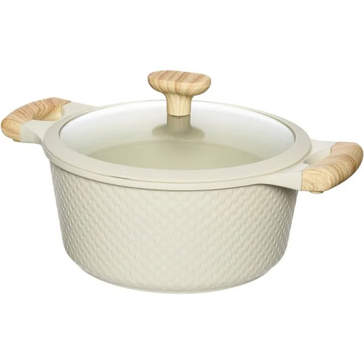 RESTO Kitchenware Bratentopf Ran, Kochtopf antihaftbeschichtet und spülmaschinenfest, Aluminiumguss (2-tlg), Geeignet für alle Herdarten, auch Induktion, im Geschenkkarton
