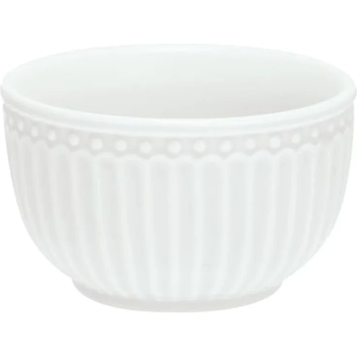 Greengate Schale Alice Mini Bowl white Ø 10 cm, Steinzeug, (Schüsseln & Schalen) – Bild 1