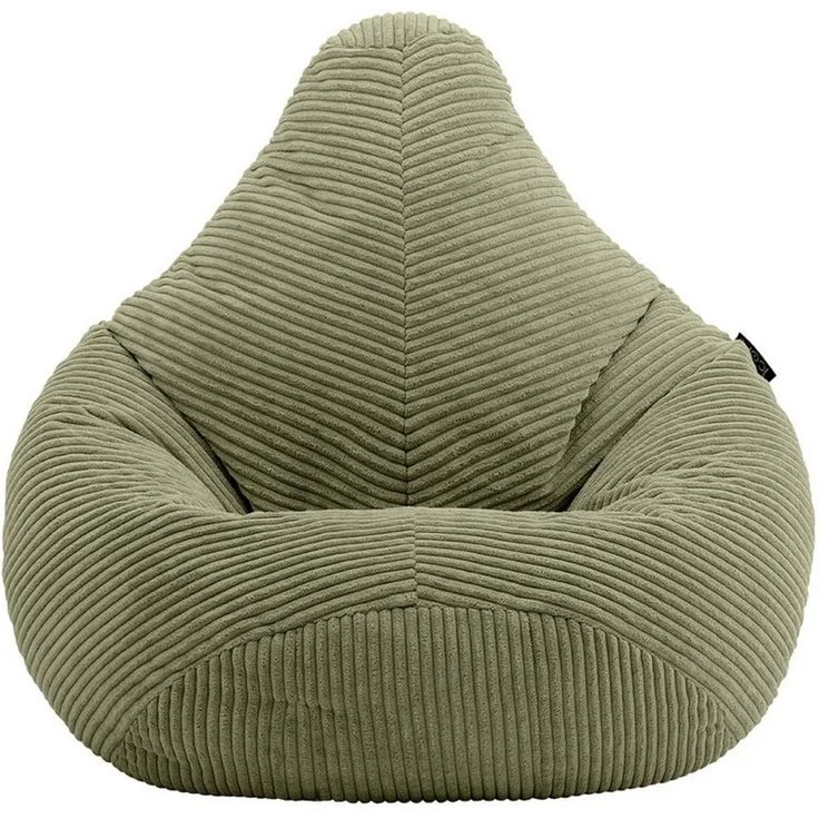 icon Sitzsack Kinder Sessel aus Cord Flauschig „Dalton", 69x59x65cm, Made in Germany, für Kinderzimmer, mit Füllung – Bild 3