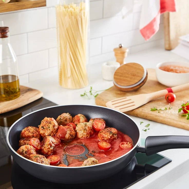 Tefal Bratpfanne Generous Cook, Aluminium (1-tlg), Thermo-Signal-Temperaturanzeiger, Induktion – Bild 5