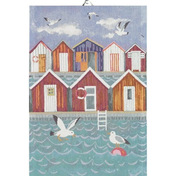 EKELUND MASTER WEAVERS 1692 Geschirrtuch Küchenhandtuch Sjöbod 35x50 cm, (1-tlg, 1 x Geschirrtuch), Pixel gewebt (6-farbig) – Bild 2
