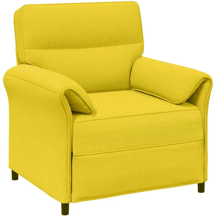 vidaXL Sofa Set 2 stk. Helles Gelb Stoff 3424881 – Bild 3