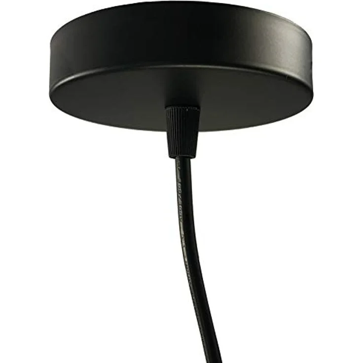 Hängeleuchte mit E27 Fassung, 80cm Kabel Ø 40mm für Lampenschirme, schwarz – Bild 5