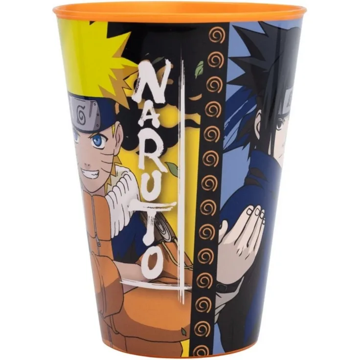 Storline Kinderbecher Naruto 260 ml Trinkbecher für Kita & Frühstück, Plastik