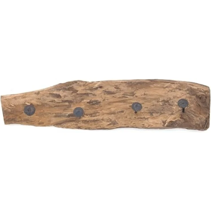 DESIGN DELIGHTS Wandgarderobe WANDGARDEROBE "Holz massivROOTS 50", Holz massivholzwurzel, 50x12cm(L – Bild 5