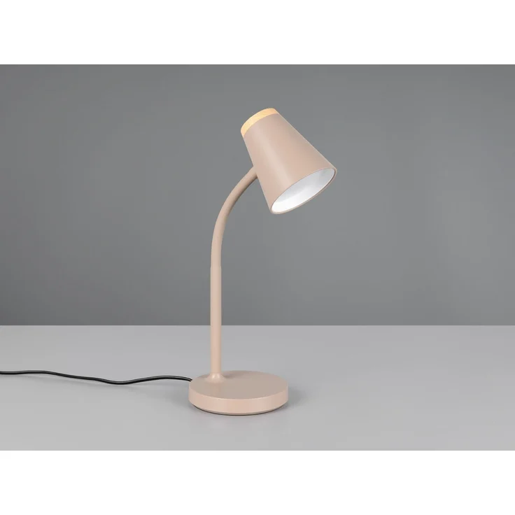 LED Schreibtischlampe PONGO Beige flexibel biegsam, Höhe 36cm – Bild 6