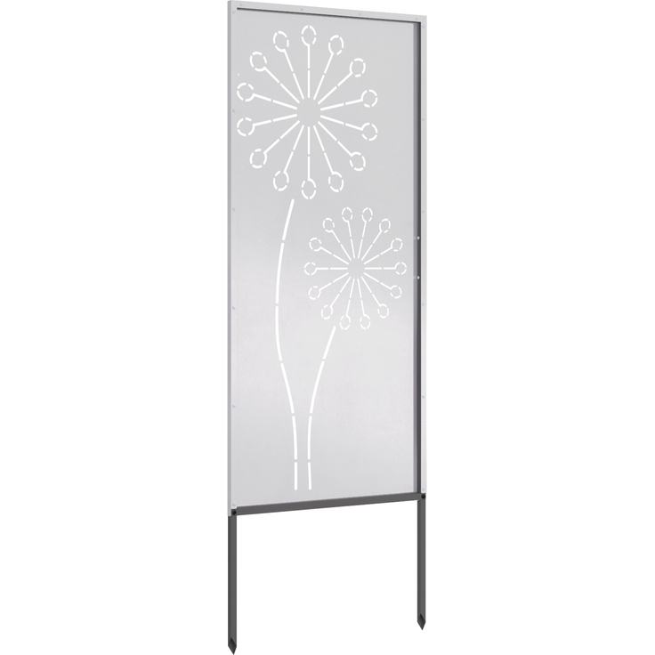 vidaXL Garten Sichtschutz-Leinwand Silber 50 x 140 cm Edelstahl 876305 – Bild 7