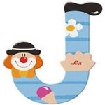 Sevi Wooden letter J Clown (81746)