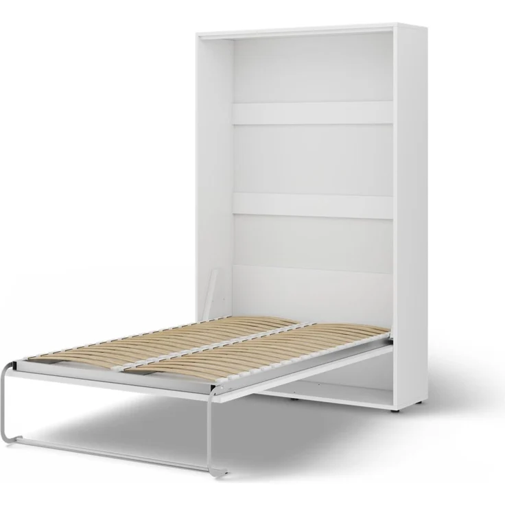 Wandklappbett Schrankbett GRITT 120x200 cm Farbe Weiß ohne Matratze – Bild 4