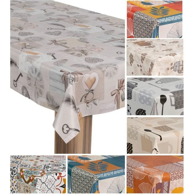 laro Tischdecke Wachstuch-Tischdecke Wachstischdecke Gartentischdecke