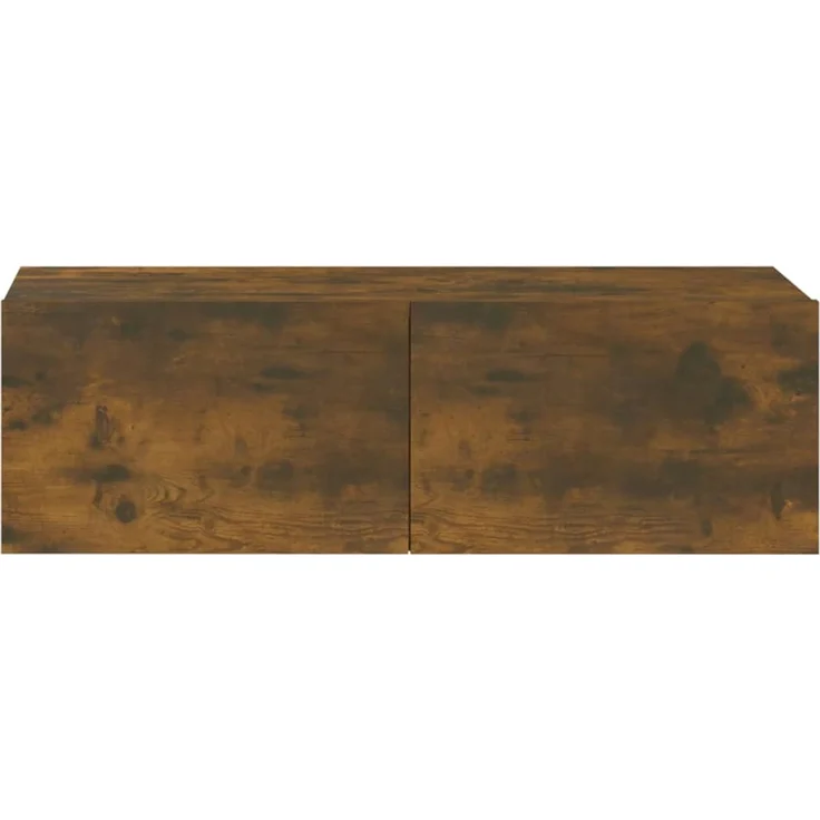 6-tlg. TV-Schrank, Lowboard TV Räuchereiche Holzwerkstoff – Bild 6