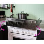 Elternstolz Herdschutzgitter mit Schalterabdeckung V2A