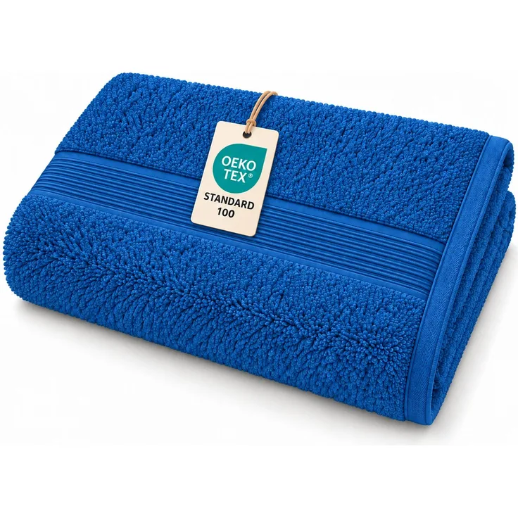 Handtuch Frottier 500 g/m² 80x200 cm Royalblau