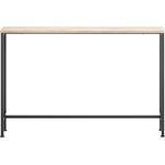 SoBuy FSB19-XL-Z Konsolentisch Flur, Metall, Pulverbeschichtung, Helle Eiche, 120 x 80 x 20 cm